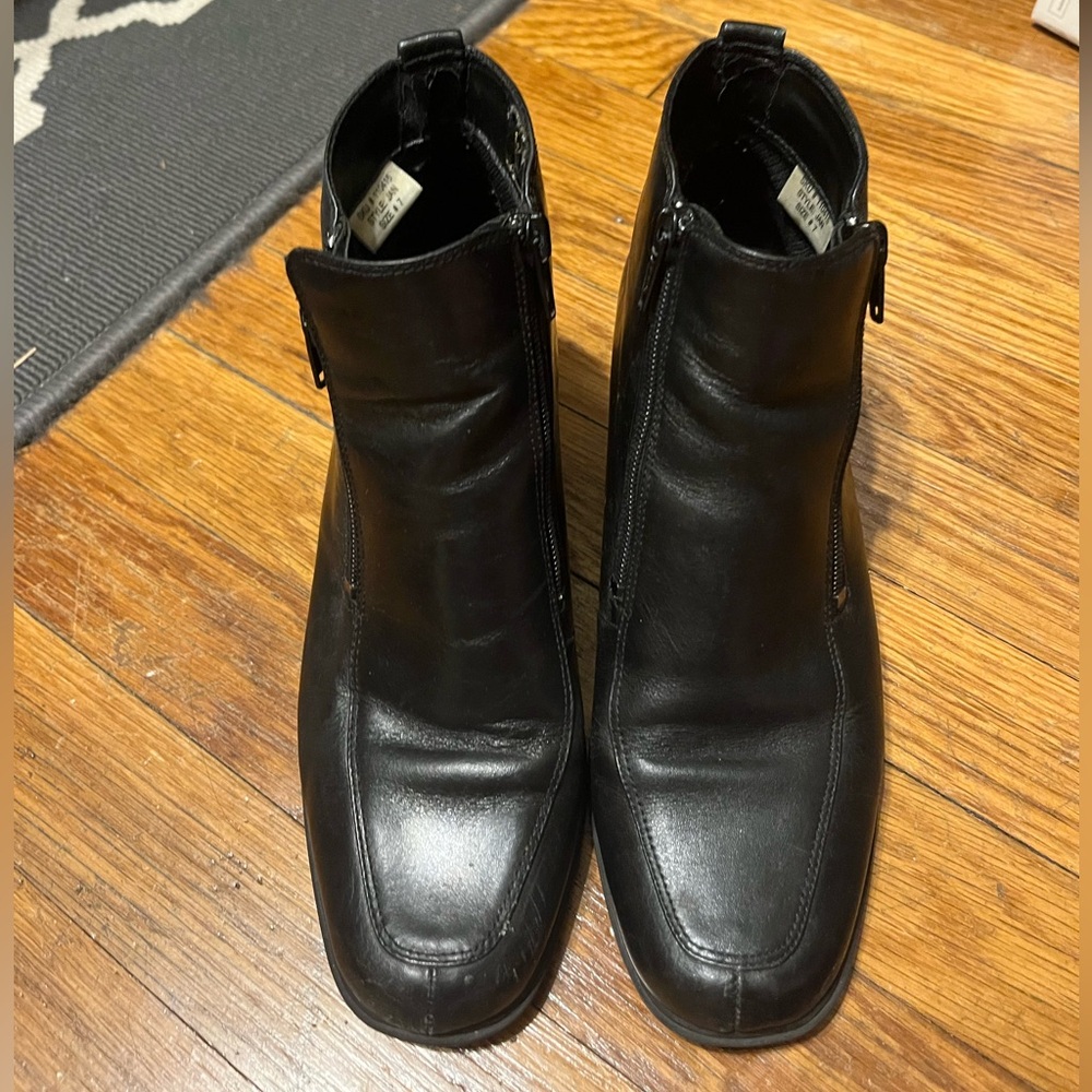 Borelli Black Leather Boots